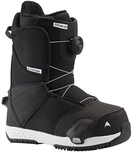 Amazon | Burton Step On Zipline スノーボードブーツ ブラック キッズ
