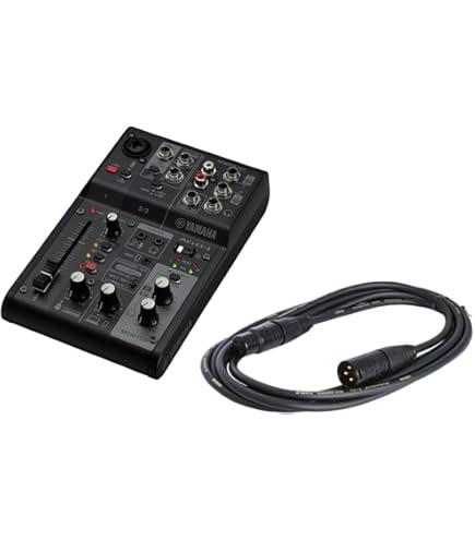 Amazon | YAMAHA ウェブキャスティングミキサー 3チャンネル 「初音