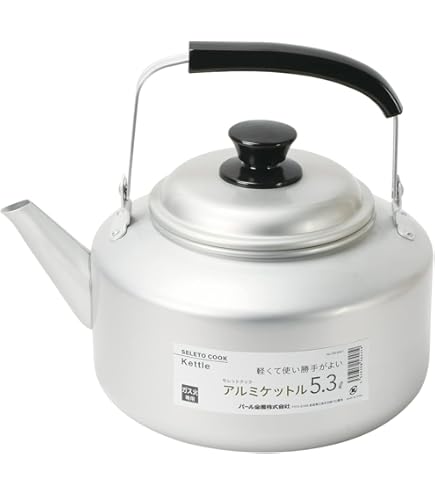 Amazon｜前川金属 アルマイト 湯沸し 福徳瓶 10L｜やかん・ケトル