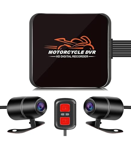 Amazon.co.jp: YM08 バイク用ドライブレコーダー 前後同時録画 多機能