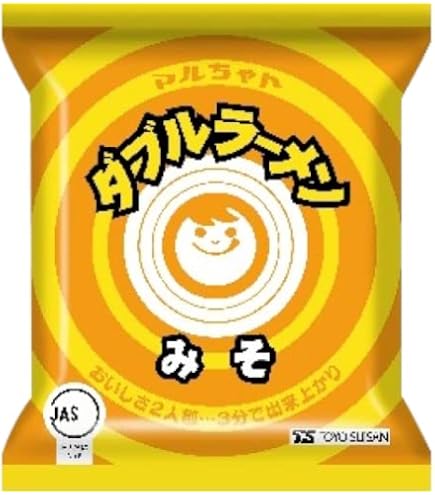 Amazon.co.jp: マルちゃん ダブルラーメン みそ 168g×15個 : 食品