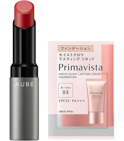 Amazon | AUBE(オーブ) なめらか質感ひと塗りルージュPK17 +おまけ付
