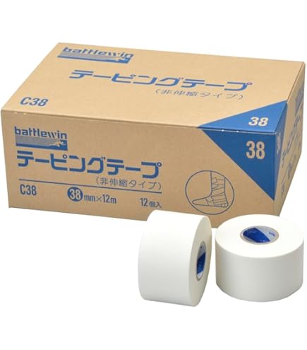 Amazon.co.jp: ニチバン バトルウィン テーピングテープEL(伸縮) 50mm