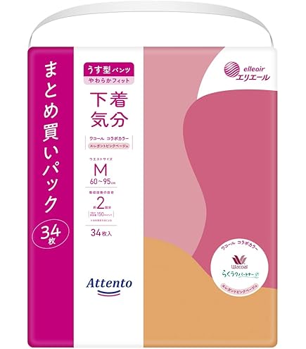 Amazon | リリーフ まるで下着1回分 女性用 ピンクローライズM17枚入り