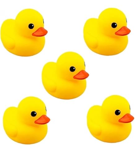 Amazon.co.jp: アヒル おもちゃ 黄色い 5個入り すくい 音が鳴る