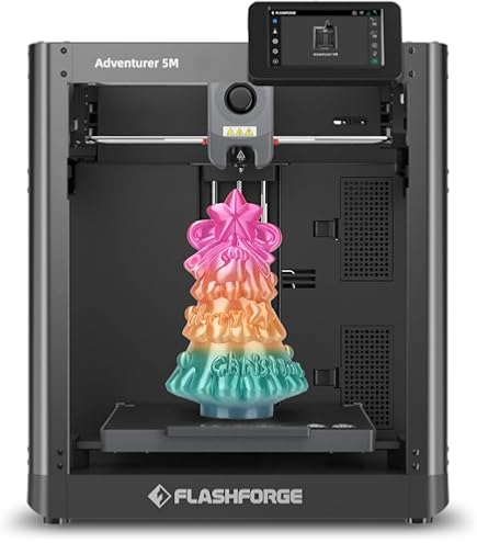 Amazon | Flashforge Adventurer 5M 3Dプリンター,完璧な初層形成,自動