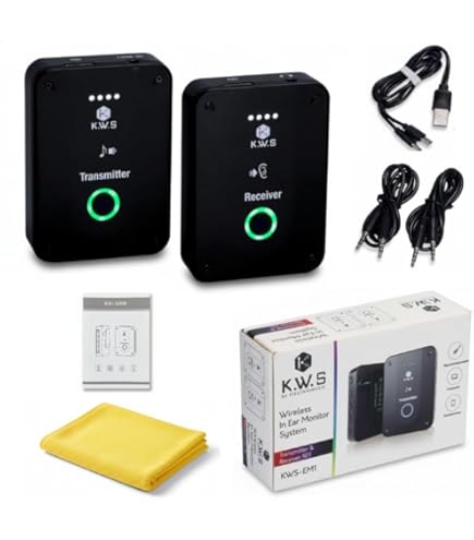 Amazon.co.jp: K.W.S KWS-EM1 ワイヤレスインイヤーモニターシステム