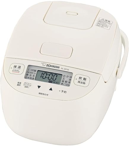 Amazon | 象印マホービン 炊飯器 3合 ソフトホワイト NL-BE05-WZ