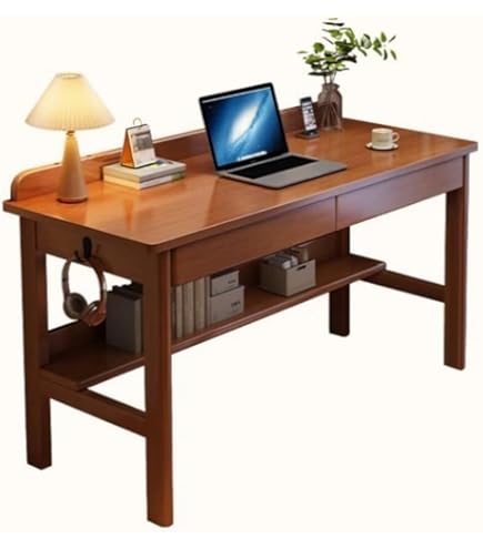 Amazon | ミッドセンチュリーモダンデスク 引き出し付き ホーム