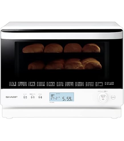Amazon.co.jp: SHARP 加熱水蒸気オーブンレンジ 31L 2段調理タイプ