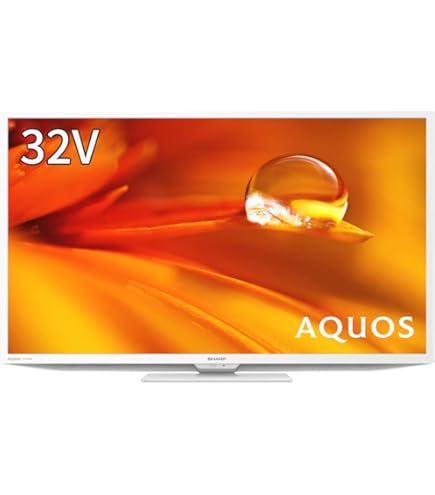 Amazon | シャープ 32V型 ハイビジョン 液晶テレビ ホワイト AQUOS LC