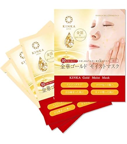 Amazon.co.jp: 金箔 美肌 エステティック ゴールド 24K-10枚入 日本製