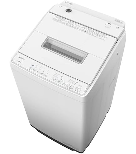 Amazon | 日立 洗濯機 洗濯8kg BW-V80K V ホワイトラベンダー ビート