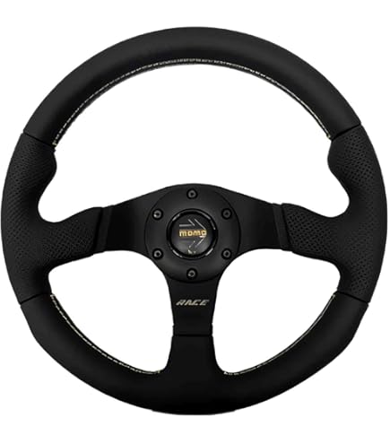 Amazon | MOMO(モモ) ステアリング レース 32パイ BK R-12