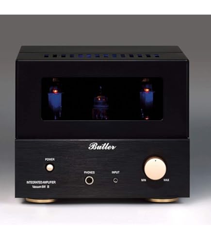 Amazon.co.jp: Butler Vacuum 6W DAC プリメインアンプ USB DAC搭載