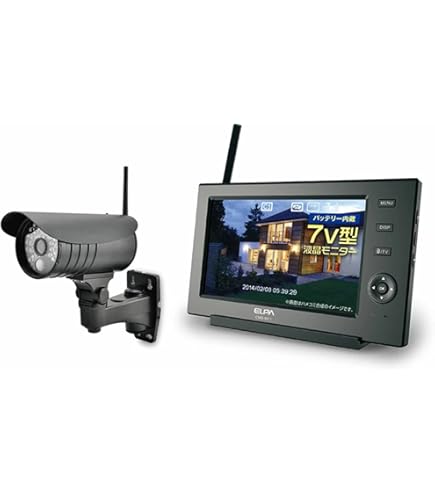 Amazon | ELPA(エルパ) outdoor 増設用ワイヤレス防犯カメラ CMS-C71