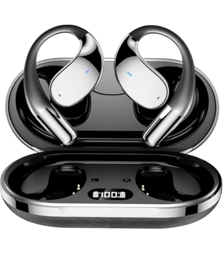 Amazon.co.jp: Nuroum オープンイヤー bluetooth イヤホン マイク付き