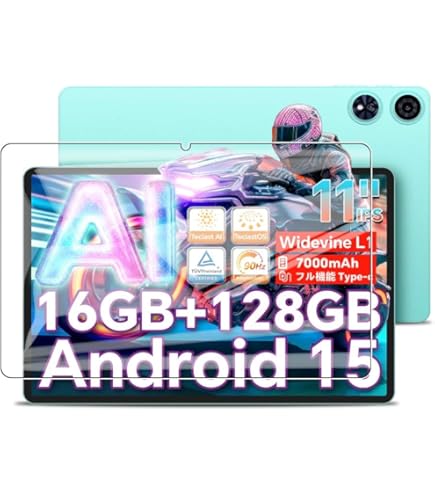 Amazon | ODEA S11 Android 14 タブレットケース、11インチ、64 GB