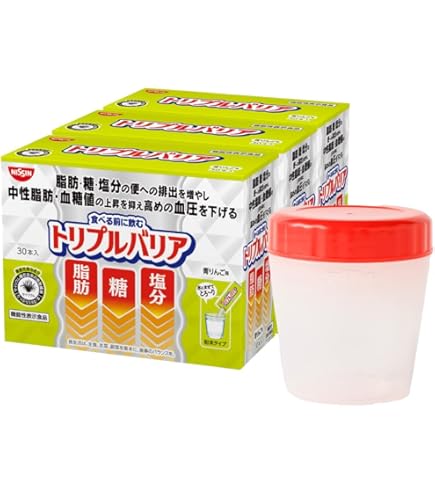 Amazon | 【シェーカー付き】 日清食品 トリプルバリア オオバコ