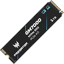 Amazon | Acer Predator M.2 SSD 1TB GM7000 DRAMキャッシュ搭載 NVMe