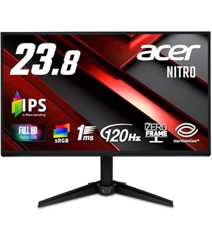 Amazon.co.jp: Acer ゲーミングモニター Nitro VG240YSbmiipfx 23.8