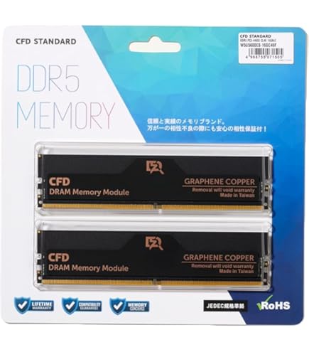 Amazon.co.jp: Crucial RAM 16GB DDR5 5600MHz (5200MHzまたは4800MHz