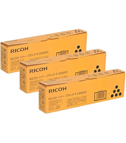 Amazon.co.jp: [ セット品 ] RICOH リコートナー P C6000 純正 4色
