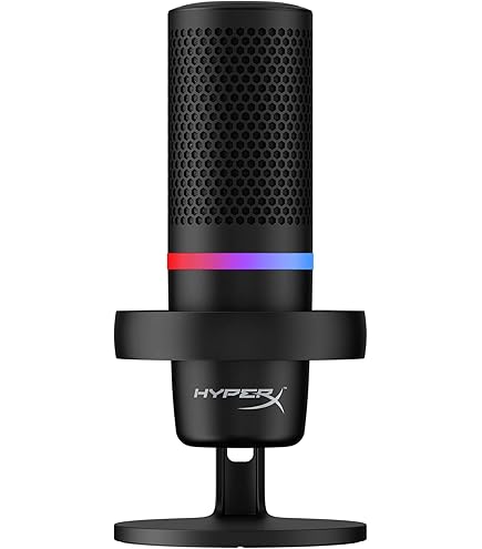 Amazon.co.jp: HyperX QuadCast S スタンドアロンマイク RGB