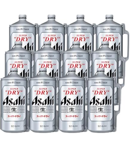 Amazon.co.jp: アサヒ スーパードライ(ミニ樽アルミ) 2L×6本 : 食品