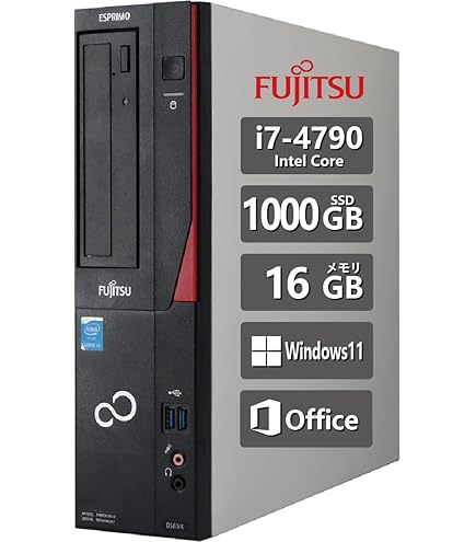 富士通 ESPRIMO D7011/GX［Intel Core i5-10505 @ 3.20GHz／メモリ16GB