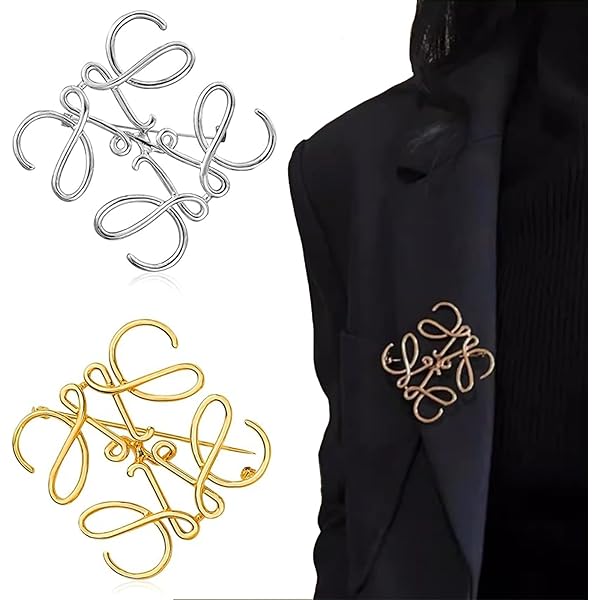 Amazon | [ロエベ] アナグラム ブローチ ブローチ 11125020 0038 8130