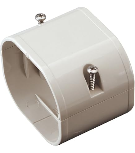 Amazon.co.jp: 因幡電工 エアコン配管化粧カバー LD-70 ブラック 屋外