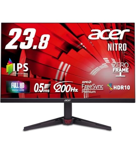Amazon.co.jp: Acer ゲーミングモニター Nitro 24.5インチ IPS 非光沢