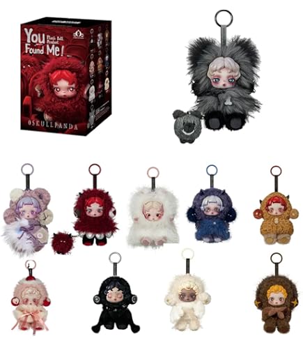 Amazon.co.jp: POP MART SKULLPANDA x Wednesday ぬいぐるみ