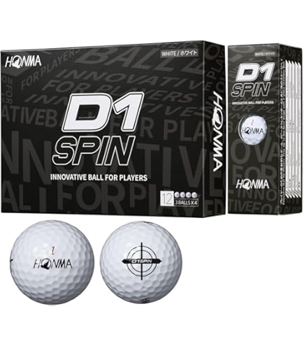 Amazon.co.jp: 本間ゴルフ HONMA D1 ボール 2024年モデル BT2401