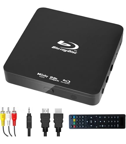 Amazon | ノーブランド品ポータブルブルーレイプレーヤーDVDプレーヤー