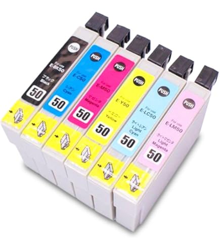 Amazon.co.jp: EP-702A インク エプソン プリンター IC50 6色セット