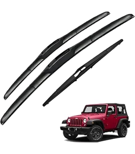 Amazon | AUTOBOO 15インチ+15インチワイパーブレード交換用 ジープ