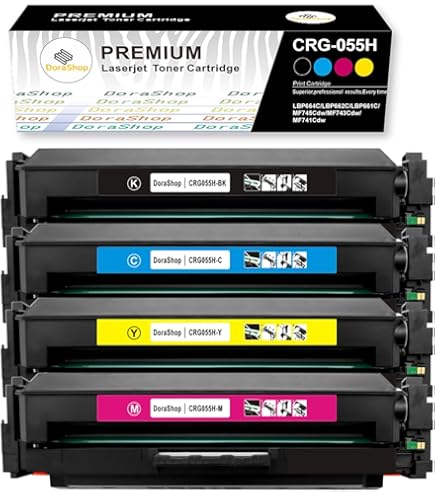 Amazon.co.jp: 【純正品】CANON トナーカートリッジ055H 4色5本セット