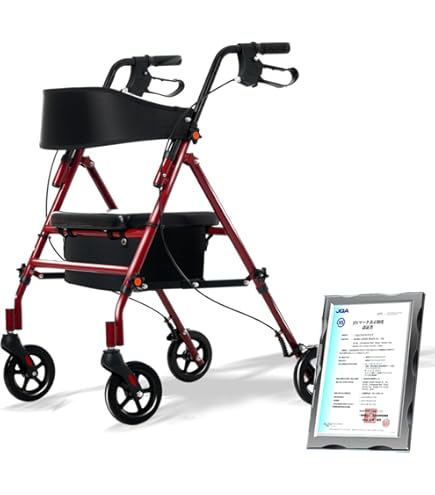 Amazon | 折りたたみ式歩行車 TY157B-SL 抵抗器付・グリップなし