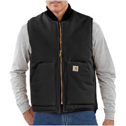 Amazon | Carhartt メンズ ビッグ&トールサイズダックベストアーク