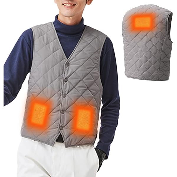 Amazon | [アイリスオーヤマ] ヒートベストセット チャック式