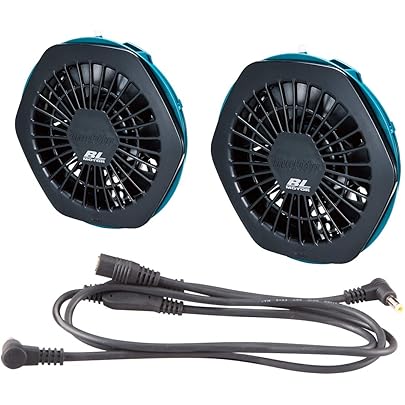 Amazon.co.jp: [マキタ] 充電式ファンベスト(デニム調/綿