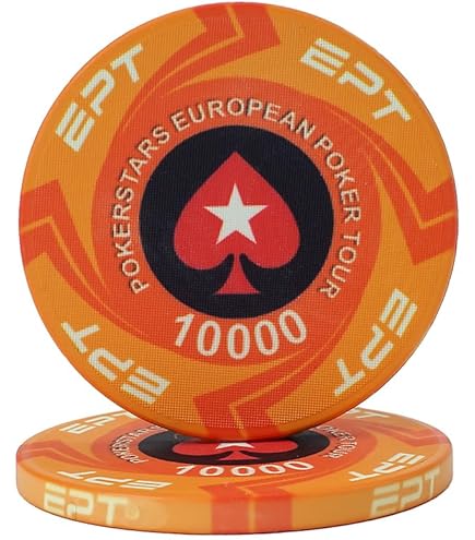Amazon | EPT ポーカーチップ 50枚セット ($1000) [並行輸入品