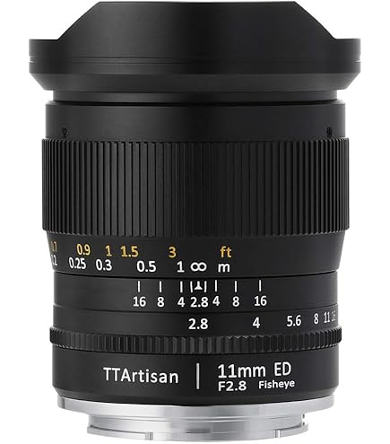 Amazon.co.jp: TTArtisan 11mm F2.8 単焦点レンズ 魚眼レンズ ソニーE