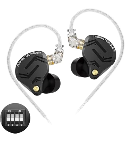 Amazon.co.jp: KZ ZAT インイヤー モニター 8BA + 1DD ハイブリッド