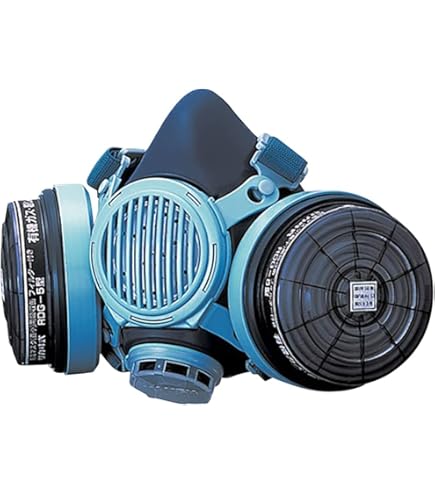 Amazon | 興研 直結式小型防毒マスク 1721HG-02型 212229 ハイスコープ