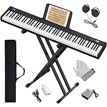 Amazon | 【電子ピアノスタンドセット】Longeye ロンアイ 電子ピアノ
