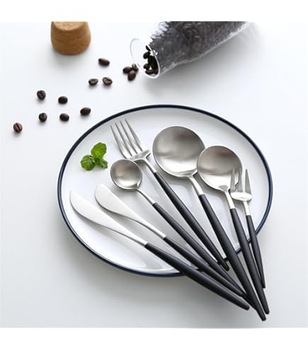 Amazon | EXZACT 銀食器セット 24個セット 鍛造18/8ステンレススチール