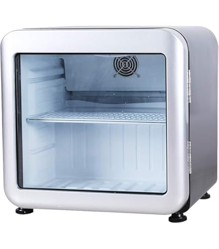 Amazon | Hijiru レトロ冷蔵ショーケース46L/ホワイト【HJR-RK50WT